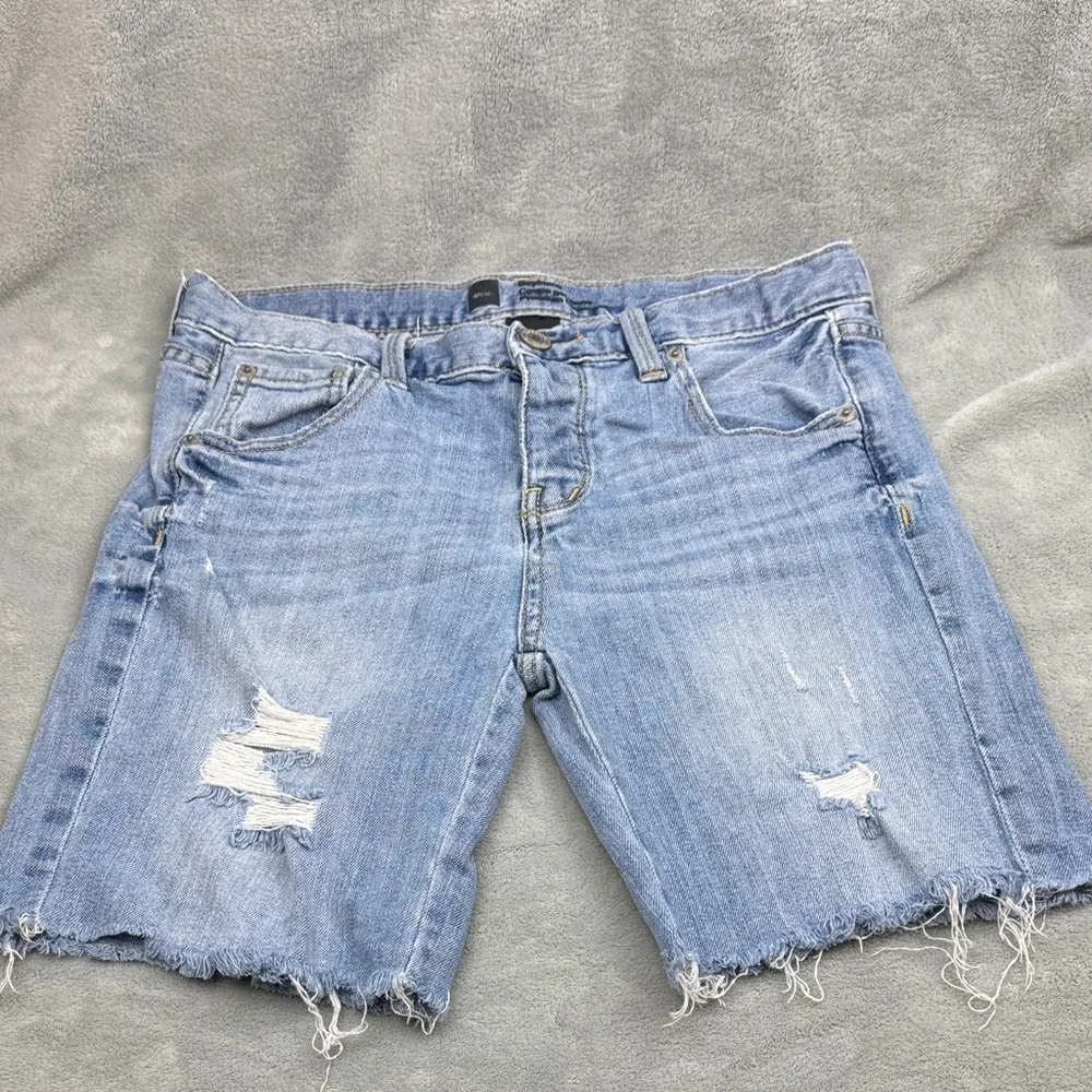 Vintage Mossimo Distressed Boyfriend Shorts 2 Y2K